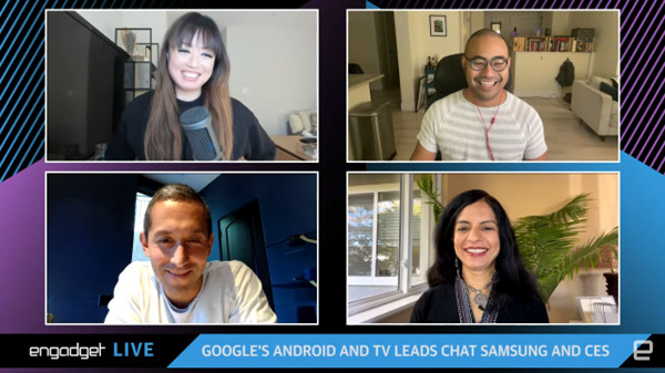 谷歌的Android和电视领导者与三星 RCS和CES聊天
