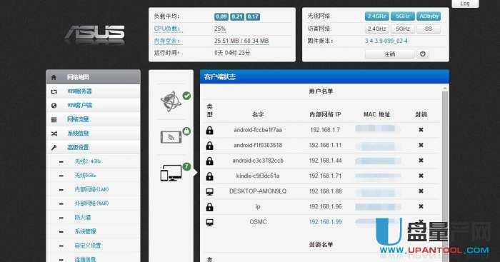 斐讯K2路由器刷华硕固件实测教程